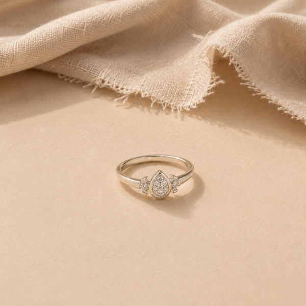 Elara Teardrop Spark Ring