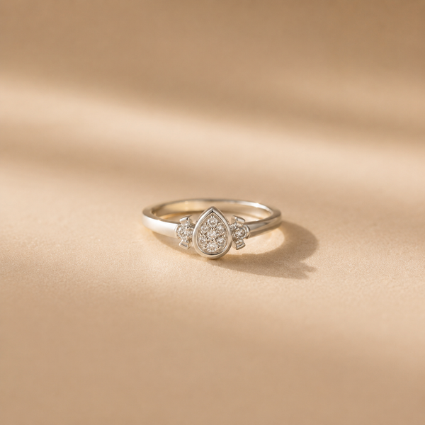 Elara Teardrop Spark Ring