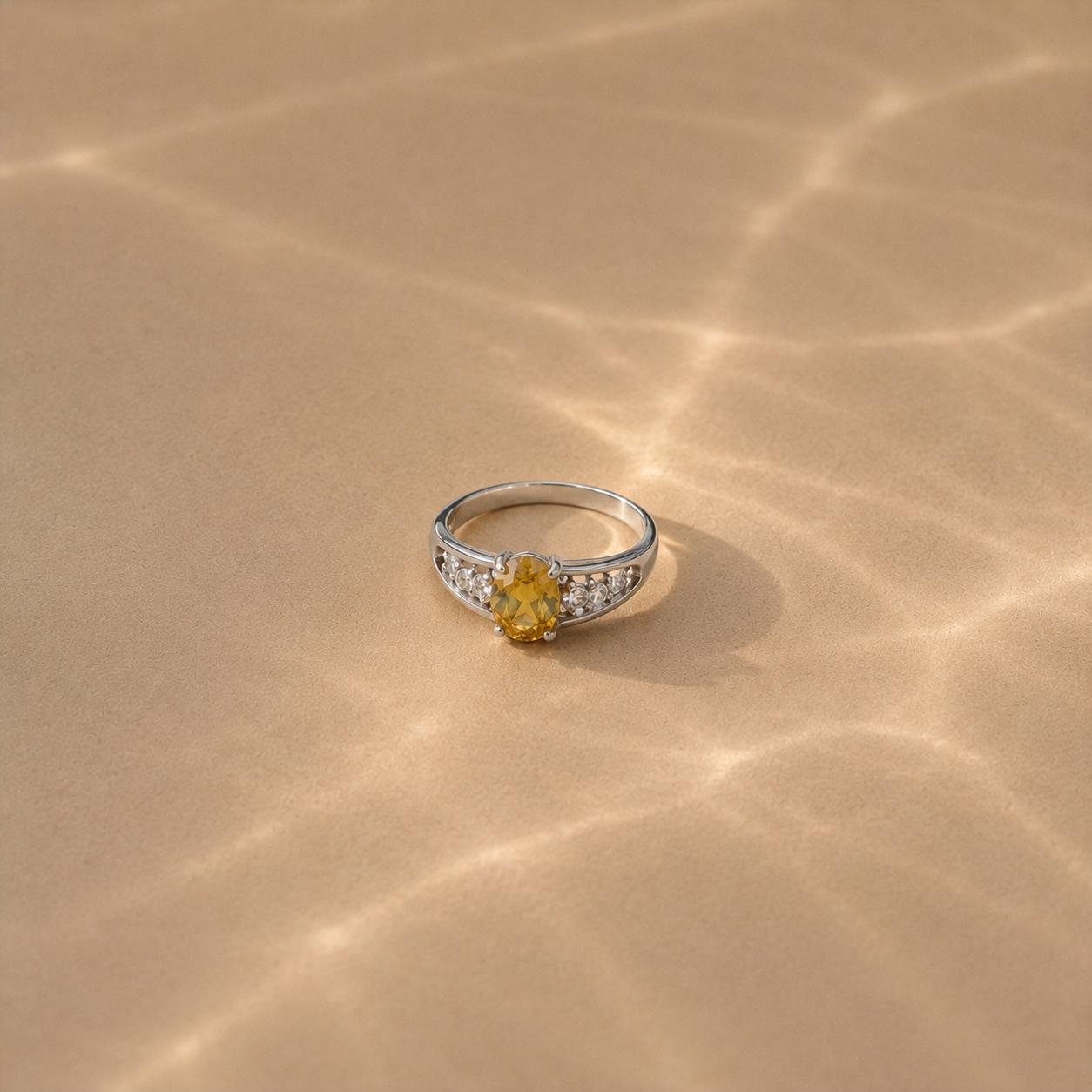 Citrine Glow Ring