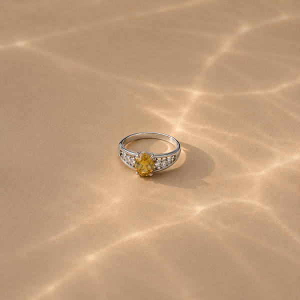 Citrine Glow Ring