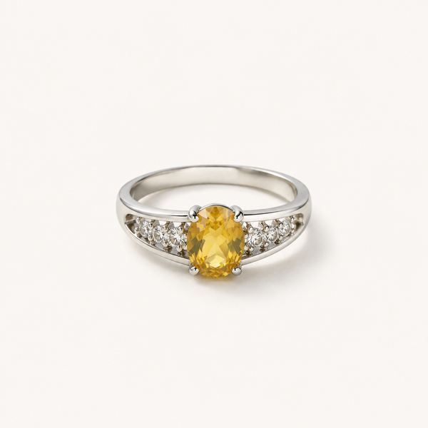 Citrine Glow Ring