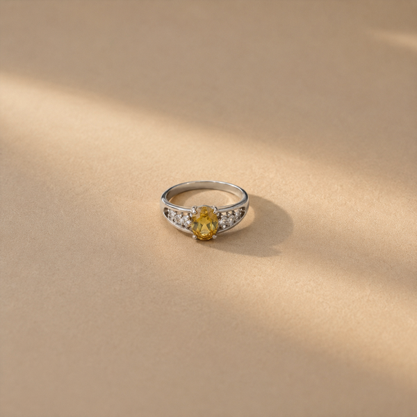 Citrine Glow Ring