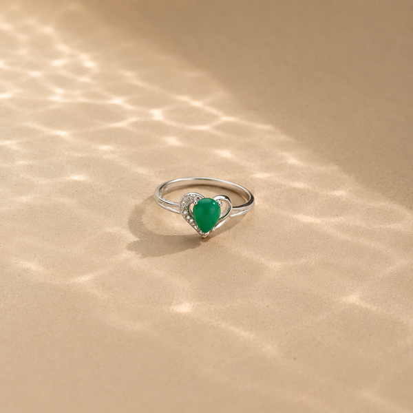 Verdelle Heart Ring
