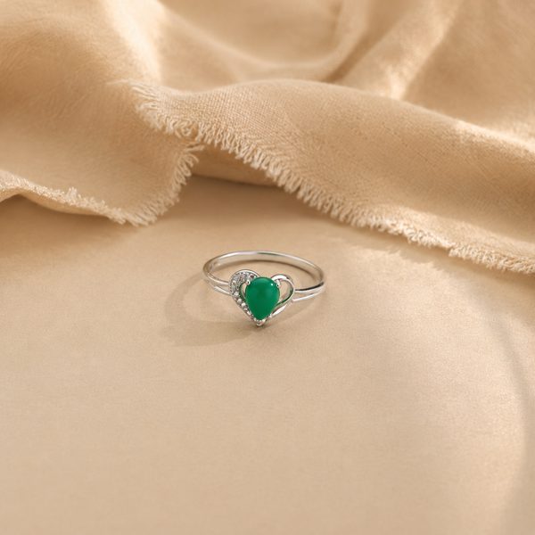 Verdelle Heart Ring
