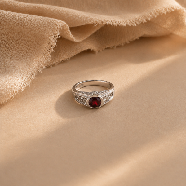 Crimson Crown Ring