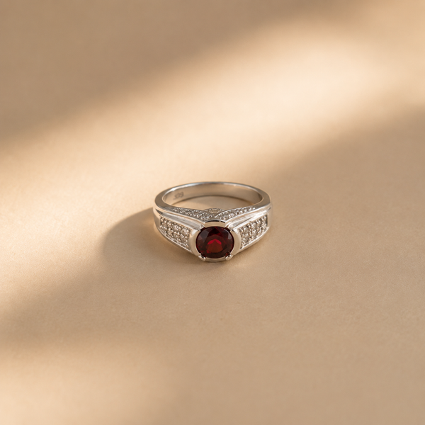 Crimson Crown Ring