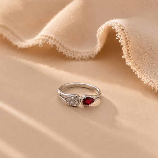 Crimson Harmony Ring