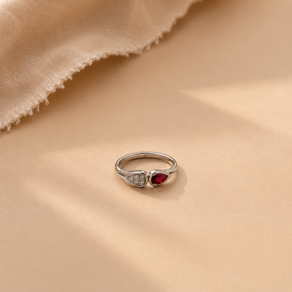 Crimson Harmony Ring