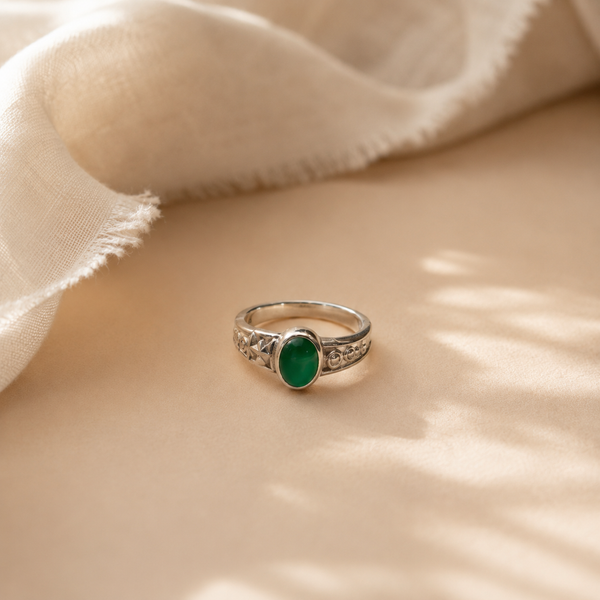 Emerald Heirloom Signet Ring