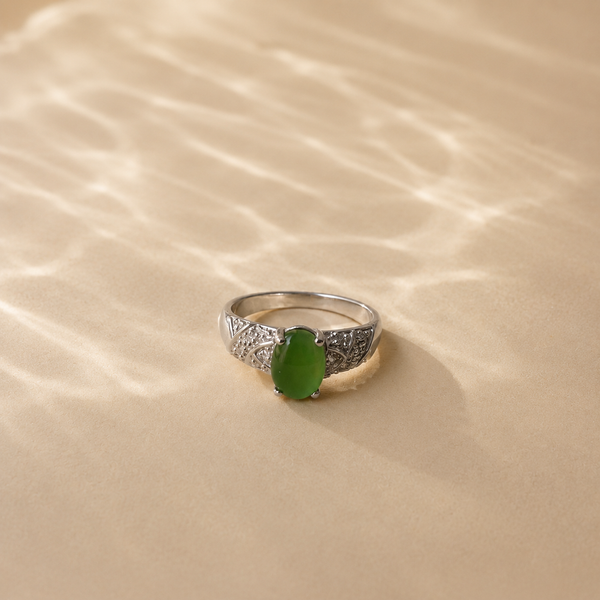 Emerald Regency Statement Ring