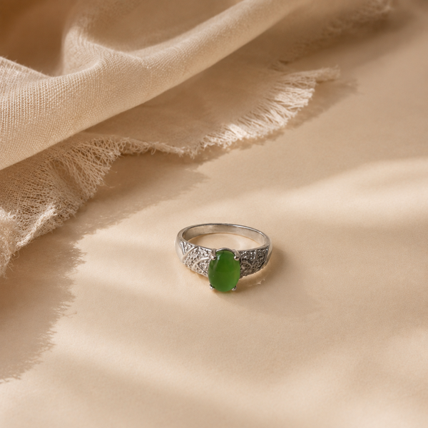 Emerald Regency Statement Ring