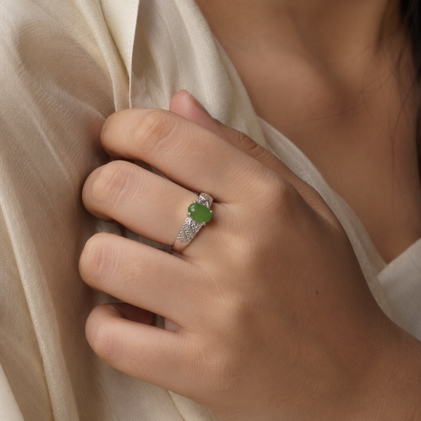 Emerald Regency Statement Ring