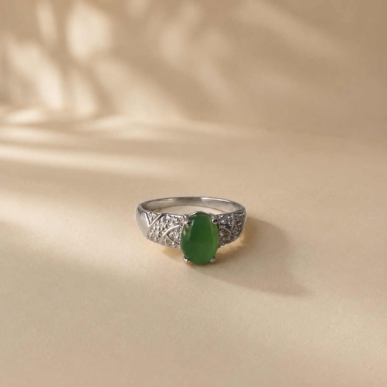 Emerald Regency Statement Ring