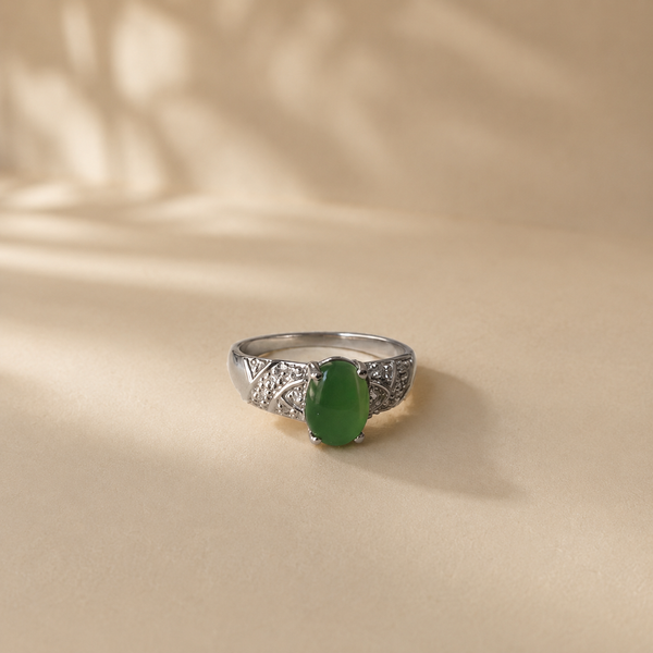 Emerald Regency Statement Ring
