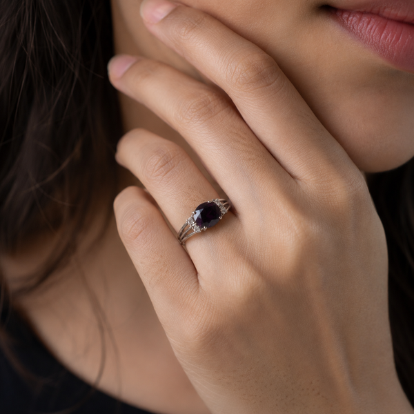 Violet Royale Amethyst Ring