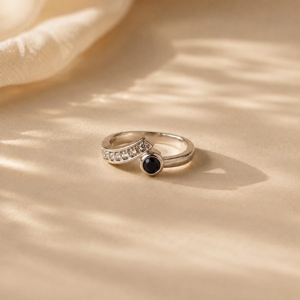 Celeste Sapphire Wave Ring