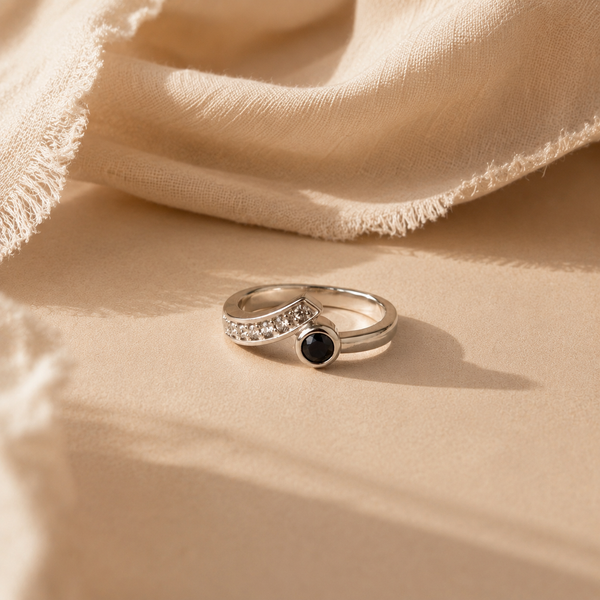 Celeste Sapphire Wave Ring