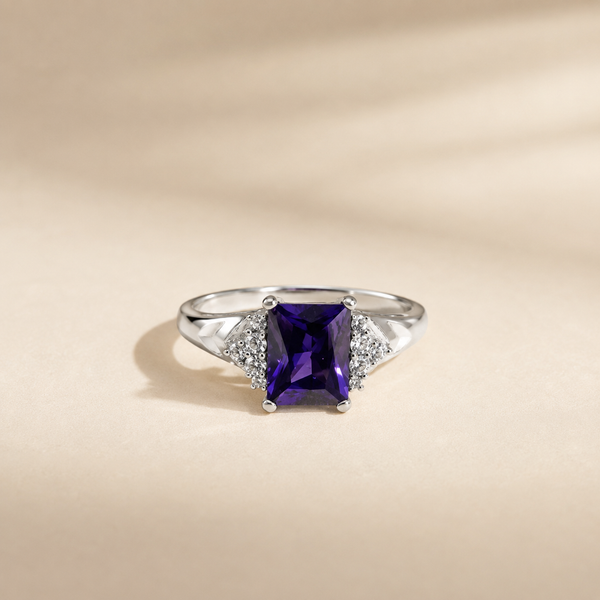 Amethyst Statement Ring