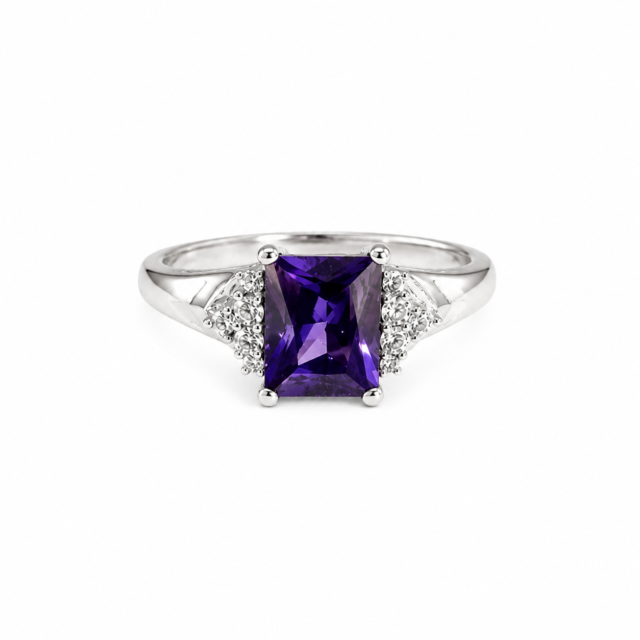 Amethyst Statement Ring