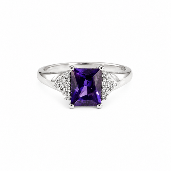 Amethyst Statement Ring