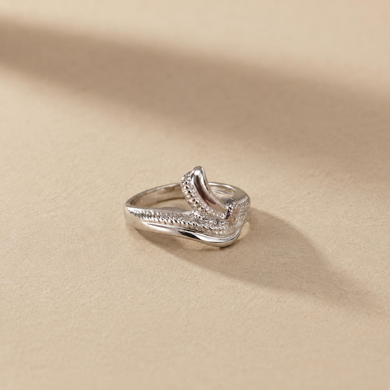 Feather Wrap Statement Ring