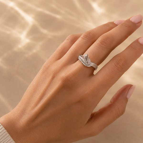 Feather Wrap Statement Ring