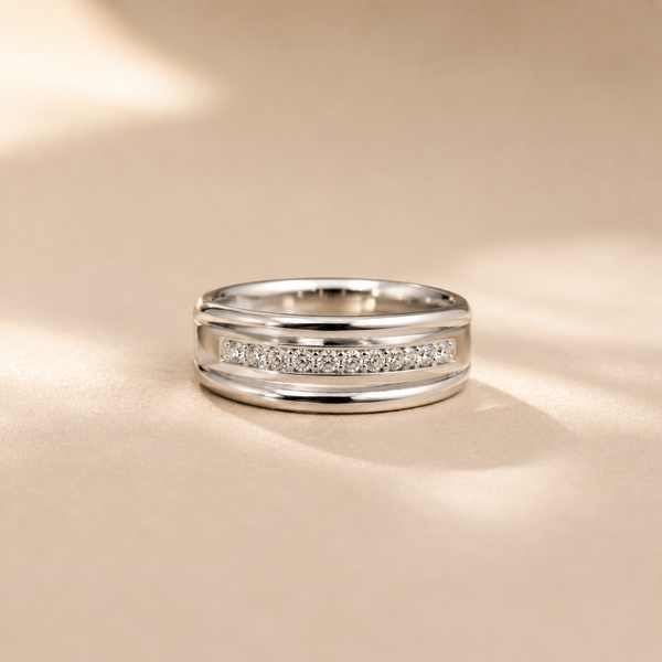 Classic CZ Band Ring
