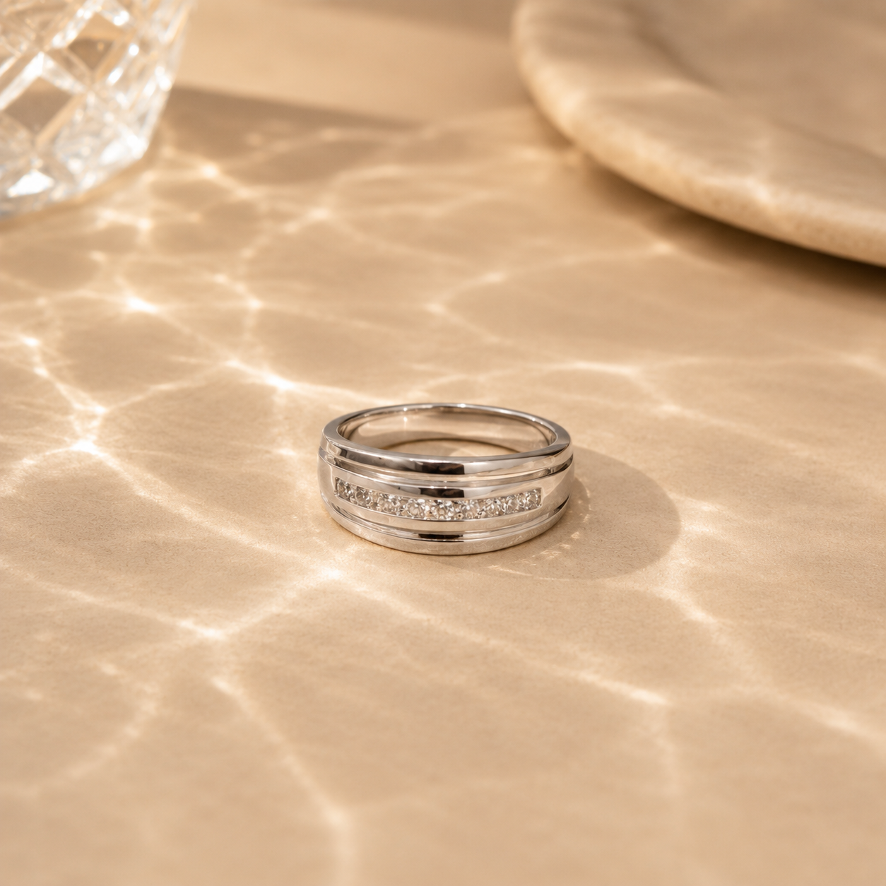 Classic CZ Band Ring