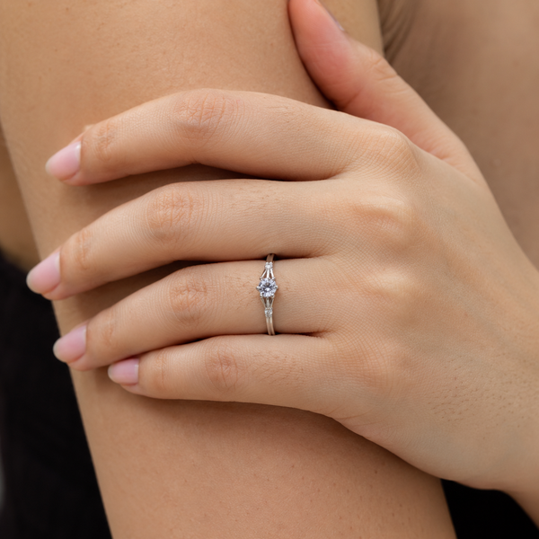 Classic Three Stone CZ Ring