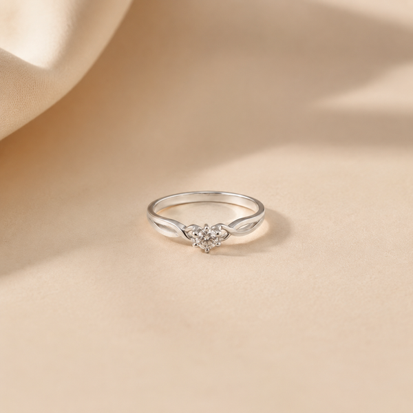 Infinity Solitaire Ring