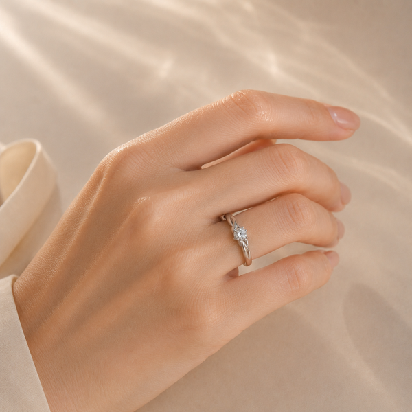 Bloom Solitaire Ring