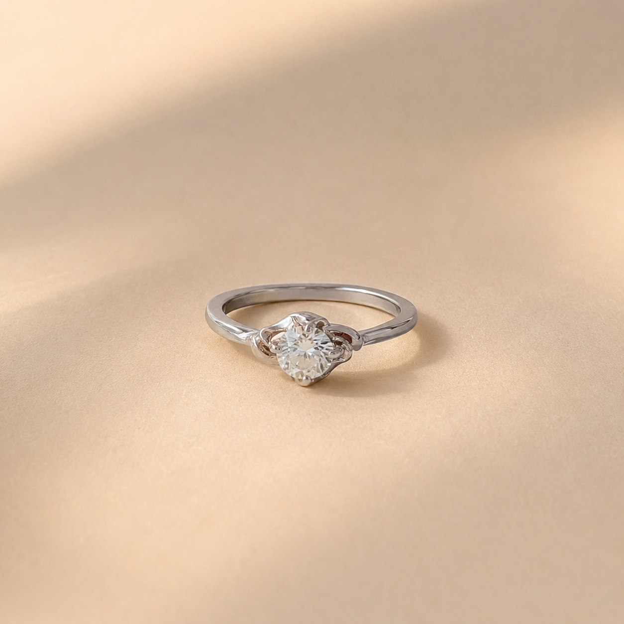 Eternal Knot Solitaire Ring