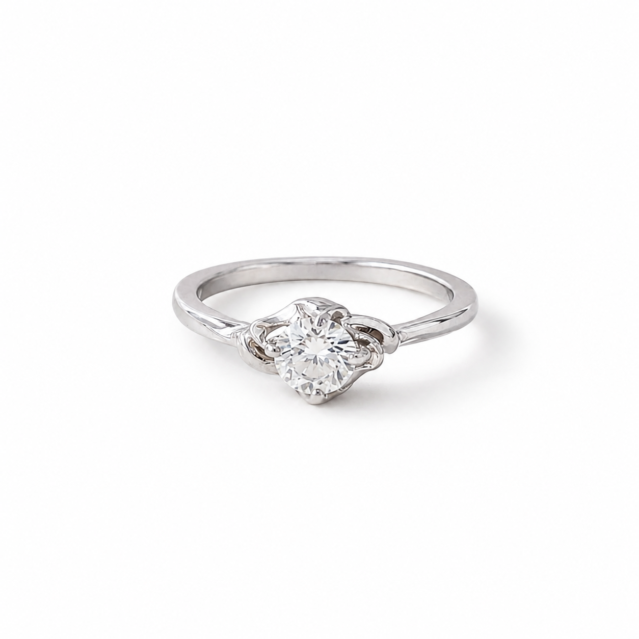 Eternal Knot Solitaire Ring