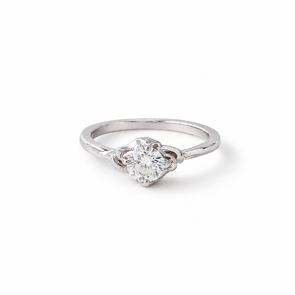 Eternal Knot Solitaire Ring