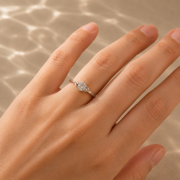 Eternal Knot Solitaire Ring