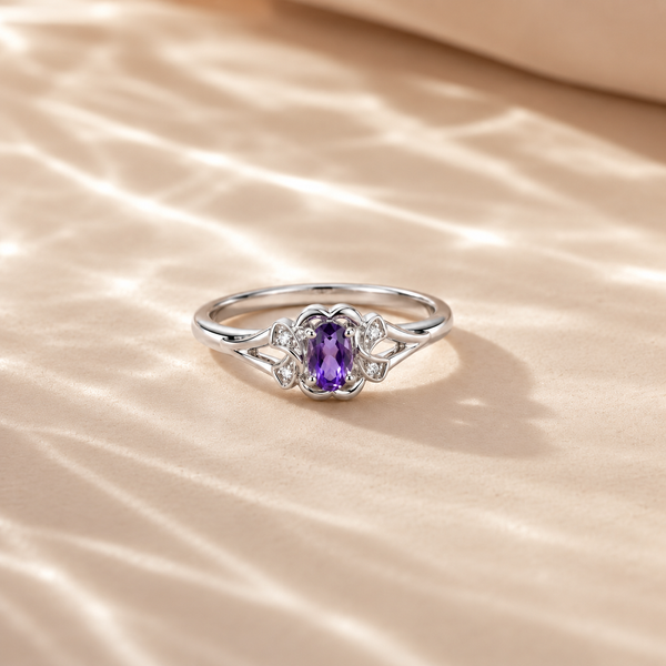Amethyst Bloom Ring