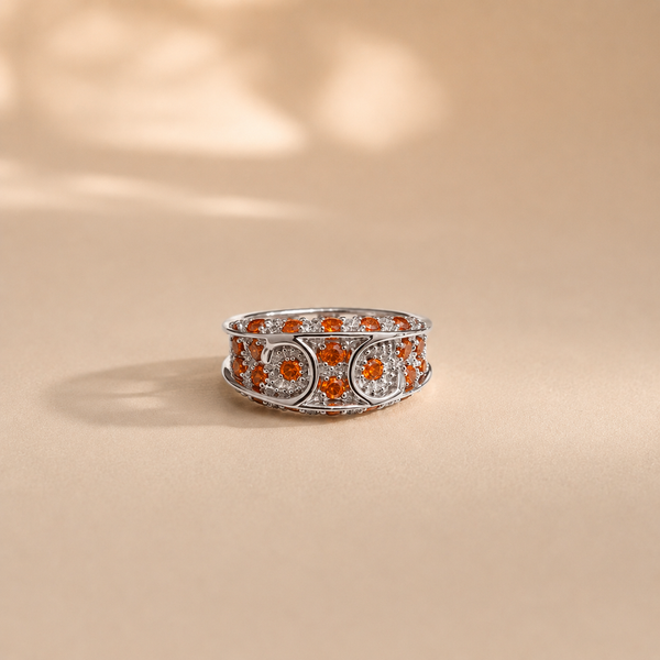 Sunburst Eternity Ring