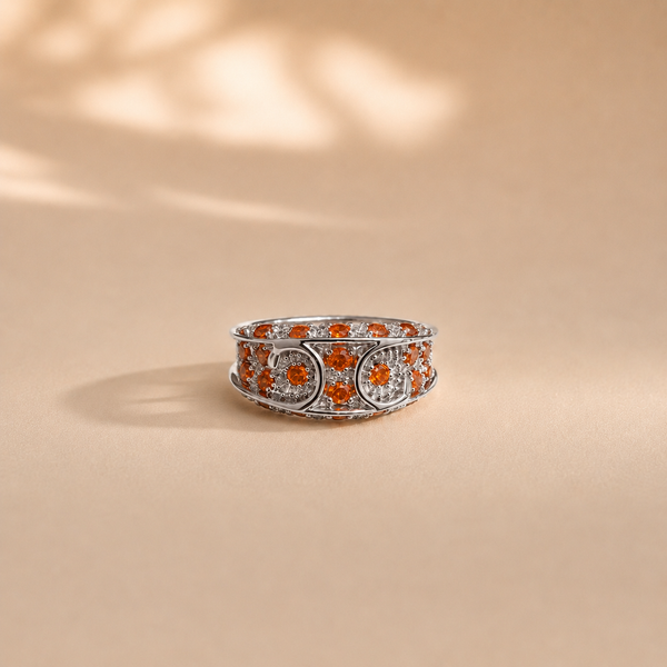 Sunburst Eternity Ring