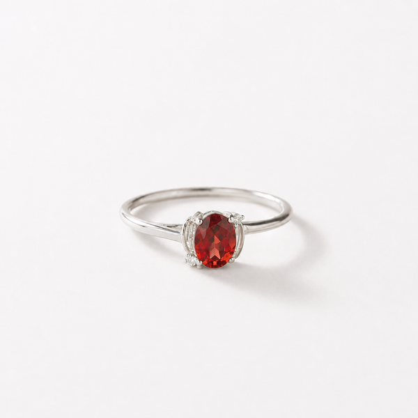 Scarlet Spark Ring