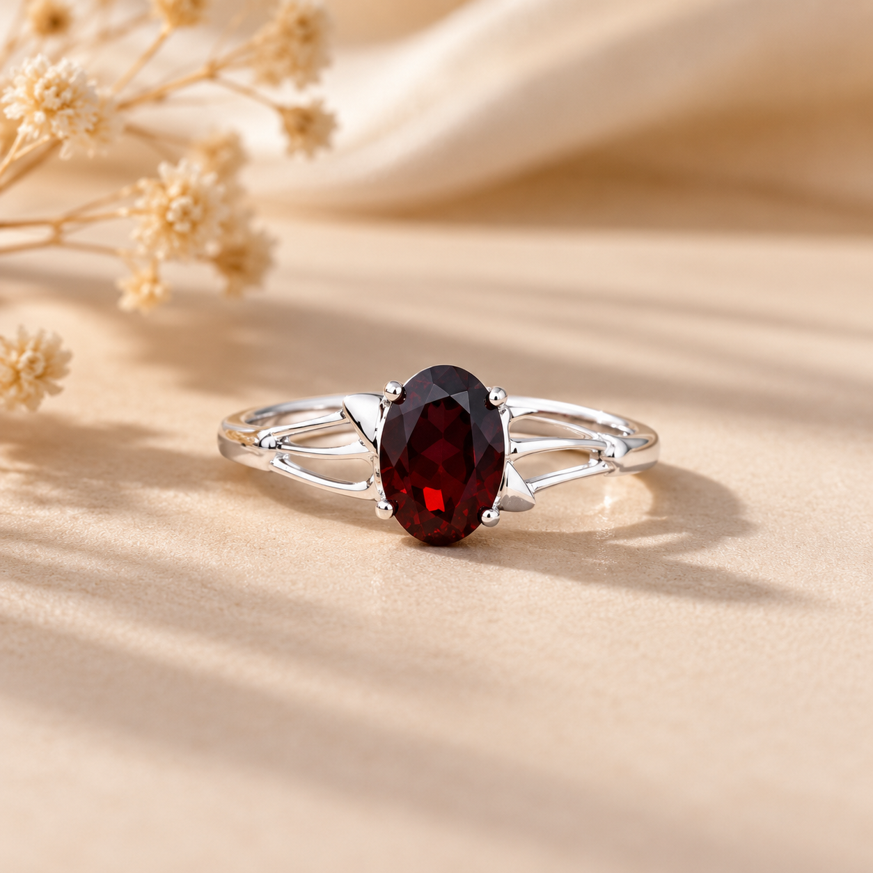 Minimal Garnet Ring