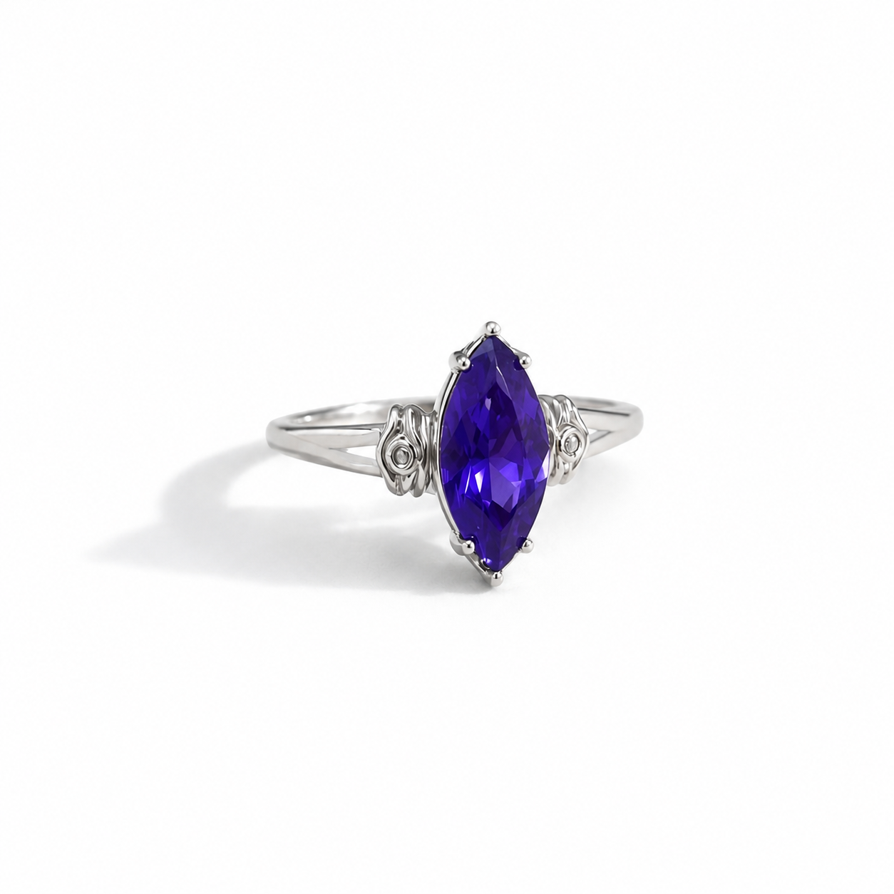 Royal Marquise Amethyst Ring