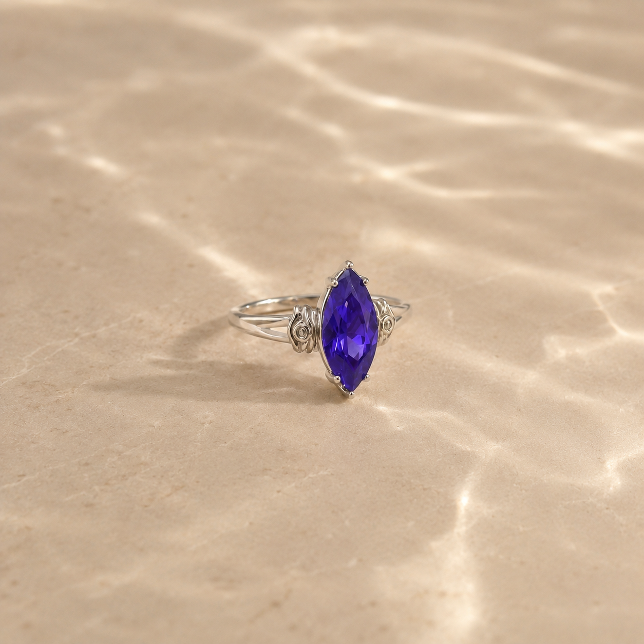 Royal Marquise Amethyst Ring
