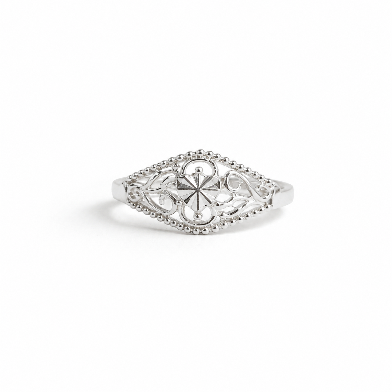 Vintage Filigree Floral Ring