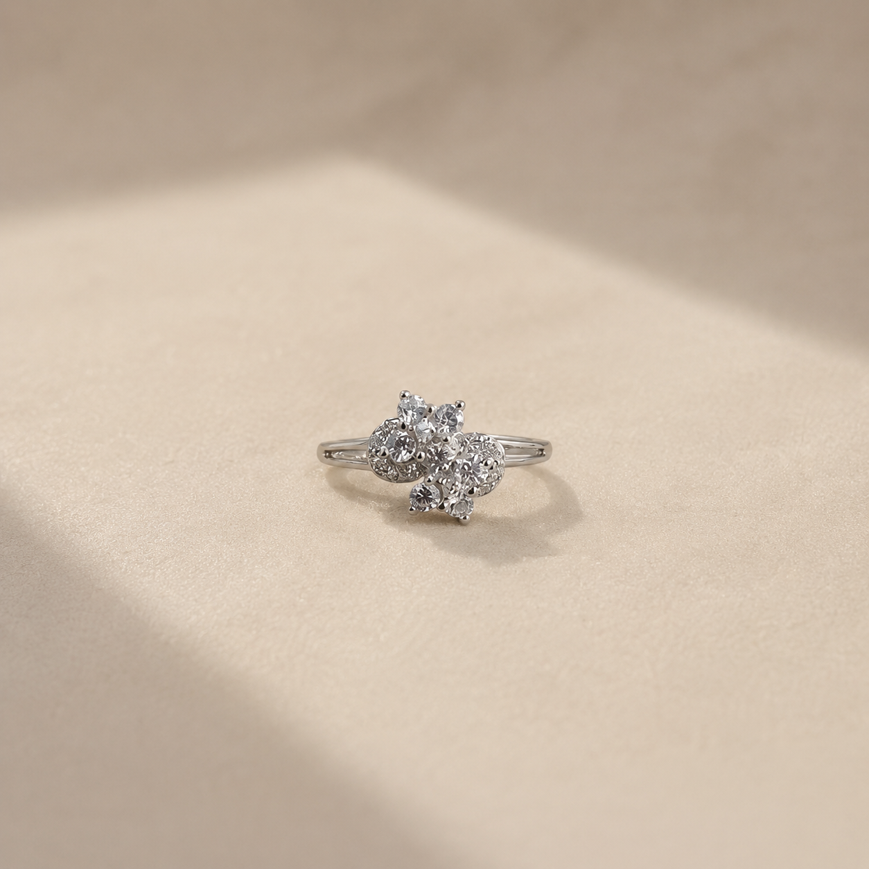 Bloom Cluster CZ Ring