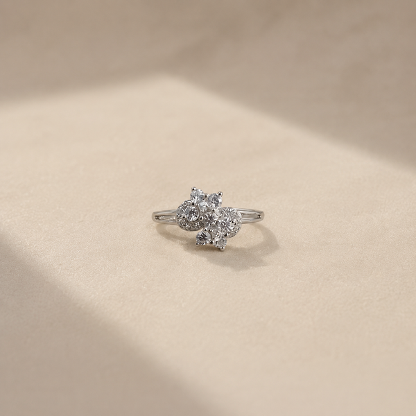Bloom Cluster CZ Ring