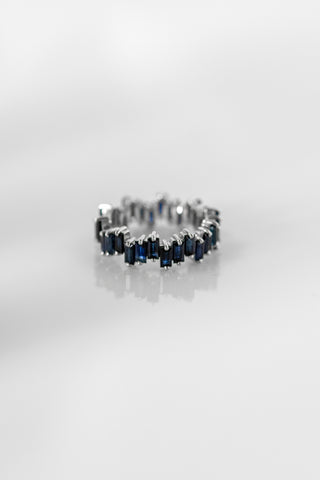 14k Blue Sapphire Fancy Ring
