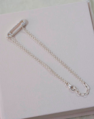 Dazzle Safety Pin Bracelet