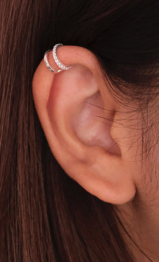 Half Diamond Ear Cuff