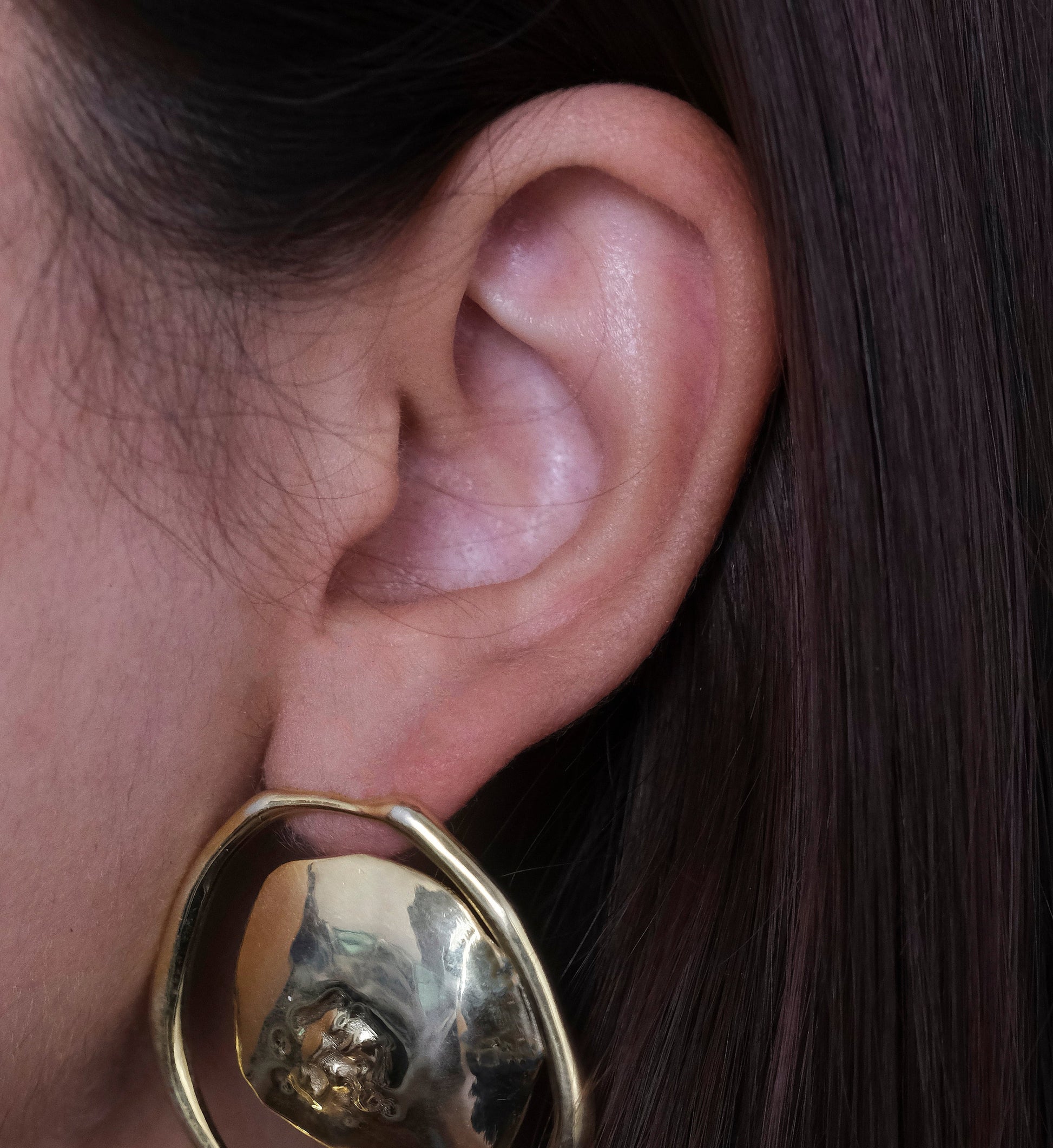 Molten Shield Earring