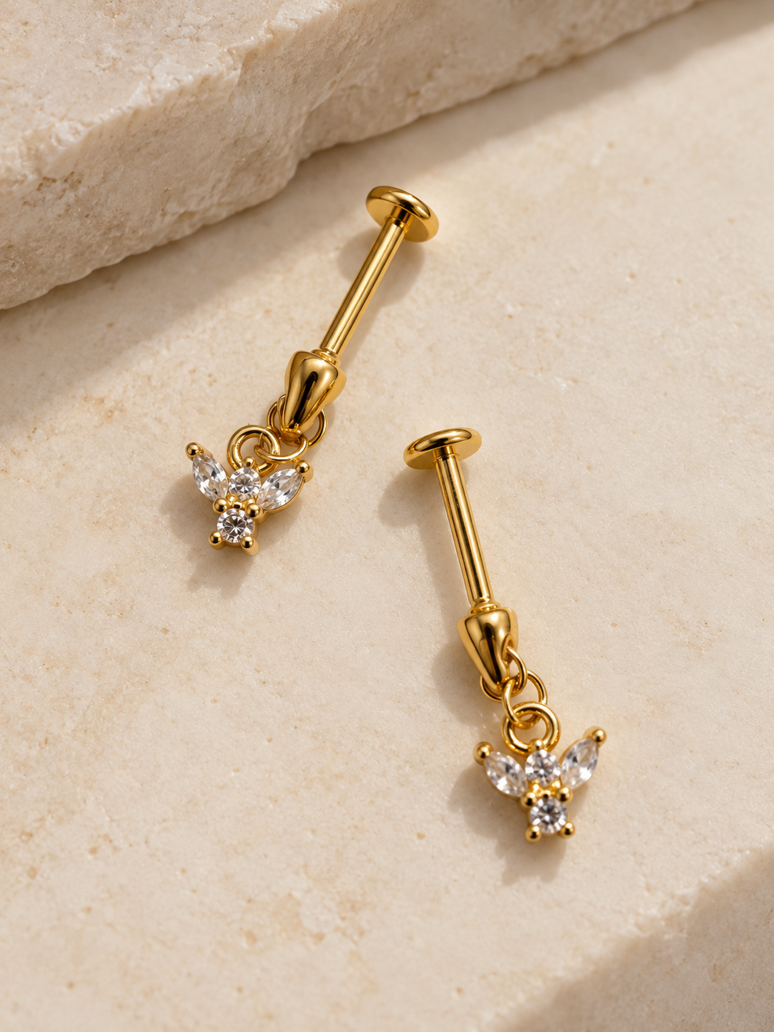 Angel Wing Drop Stud